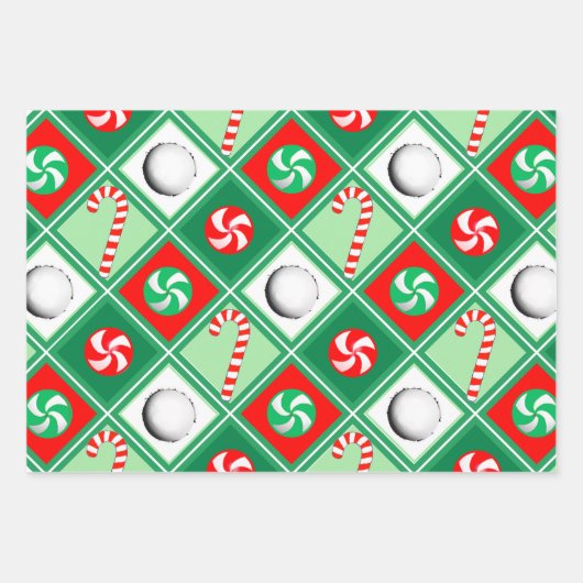 Ping Pong Kerstvakantie Inpakpapier Vel (Voorkant 2)