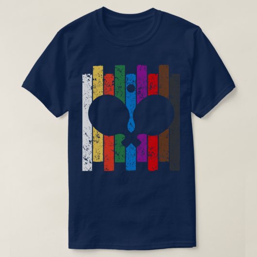 Ping Pong Kleuren T-shirt (Design voorkant)