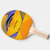 Ping Pong Logo Tafeltennisbatje (Zijkant)