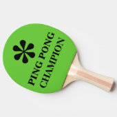 Ping Pong Master Champion Grappige Tekst Humor Tafeltennisbatje (Zijkant)