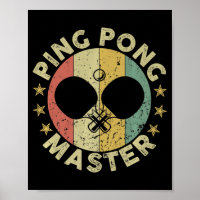 Ping Pong Master Champion Table Tennis Coach Paddl