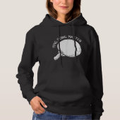 Ping Pong Master Funny Gezegde Table Tennis Hoodie (Voorkant)