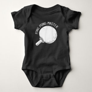 Ping Pong Master Funny Gezegde Table Tennis Romper