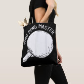 Ping Pong Master Funny Gezegde Table Tennis Tote Bag (Dichtbij)