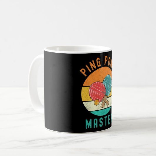 Ping Pong Master Koffiemok (Voorkant links)