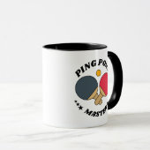Ping Pong Master - Table Tennis Lover's Custom Mok (Voorkant rechts)