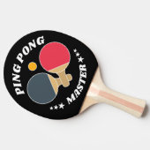 Ping Pong Master - Table Tennis Lover's Custom Tafeltennisbatje (Zijkant)