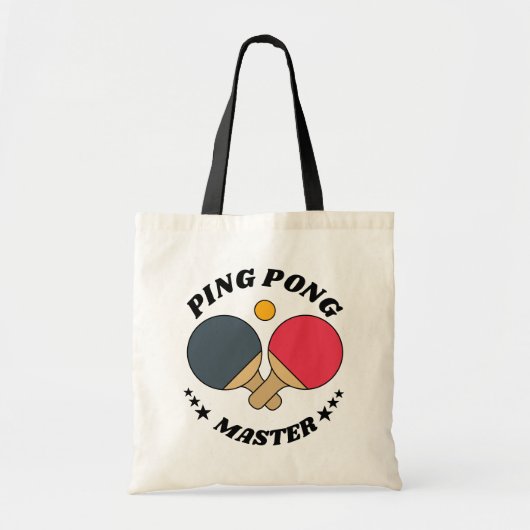 Ping Pong Master - Table Tennis Lover's Custom Tote Bag (Voorkant)