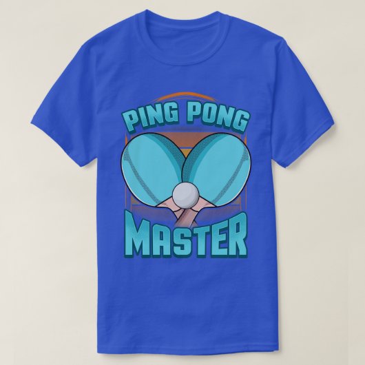 Ping Pong Master Table Tennis Pingpong T-shirt (Design voorkant)