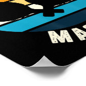 Ping Pong Master Table Tennis Poster (Hoek)