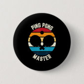 Ping Pong Master Table Tennis Ronde Button 5,7 Cm (Voorkant)