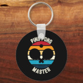 Ping Pong Master Table Tennis Sleutelhanger (Voorkant)