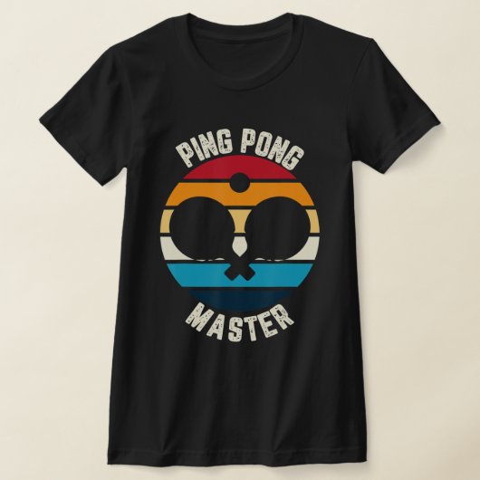 Ping Pong Master Table Tennis T-shirt (Laagn)