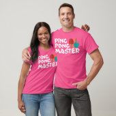 Ping Pong Master Tafeltennis Shirt Paddle Ball (Unisex)