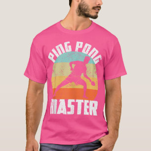 Ping Pong Master Tafeltennisser Fan P T-shirt