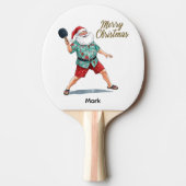 Ping Pong  Merry Christmas with Santa Claus Ping P Tafeltennisbatje (Voorkant)