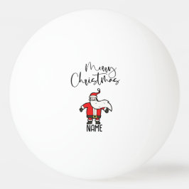 Ping pong Merry Kerstmis met Santa Claus Pingpongbal
