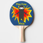 Ping Pong Ninja Paddle Tafeltennisbatje (Achterkant)