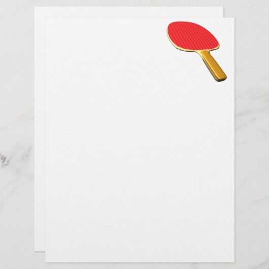 Ping Pong Paddle (Voorkant / Achterkant)