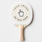 Ping Pong Paddle - Aangepast (afbeelding/tekst toe Tafeltennisbatje (Voorkant)