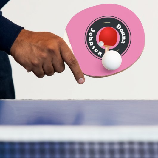 Ping Pong Paddle - Aangepaste jouw naam toevoegen  Tafeltennisbatje (Insitu)