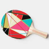Ping-Pong Paddle - Abstract - HAMbyWG Tafeltennisbatje (Zijkant)