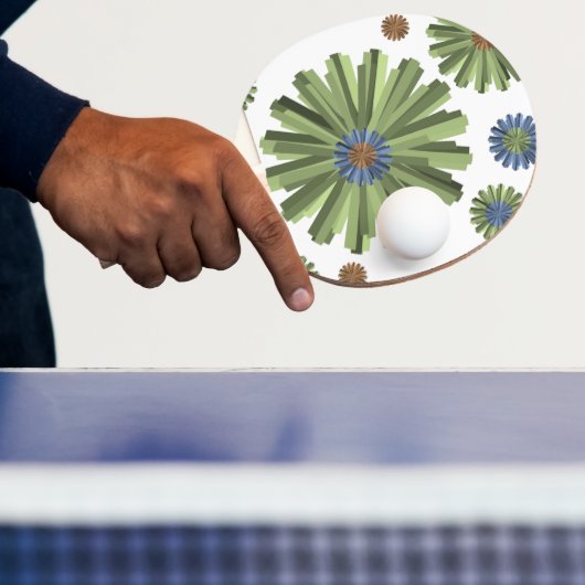 Ping Pong Paddle Abstract Tafeltennisbatje (Insitu)