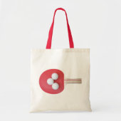 Ping Pong Paddle and Balls Tote Bag (Voorkant)