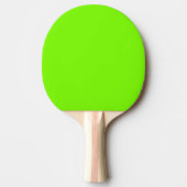 Ping Pong Paddle / Bat - Groen en Geel Tafeltennisbatje (Voorkant)