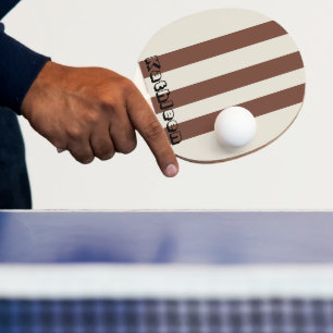 Ping Pong Paddle Beige Zwart Tafeltennisbatje