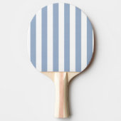 Ping Pong Paddle Blauw & Witte Streep Tafeltennisbatje (Voorkant)