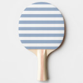 Ping Pong Paddle Blauw & Witte Streep Tafeltennisbatje (Voorkant)