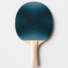 Ping-Pong Paddle - Blauwgroen Gradiënt - HAMbyWG Tafeltennisbatje
