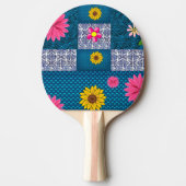 Ping Pong Paddle  Bloemen Tafeltennisbatje (Voorkant)