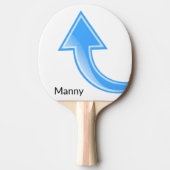 Ping Pong Paddle Blue Arrow Tafeltennisbatje (Voorkant)