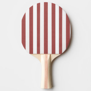Ping Pong Paddle Bourgondië & witte streep Tafeltennisbatje