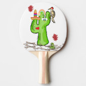 Ping Pong Paddle Cactus Bird Tafeltennisbatje (Voorkant)