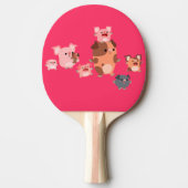 Ping Pong Paddle Cartoon Tafeltennisbatje (Voorkant)