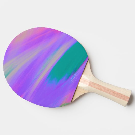 Ping-Pong Paddle - Colour Wave Paars - HAMbyWG Tafeltennisbatje (Zijkant)