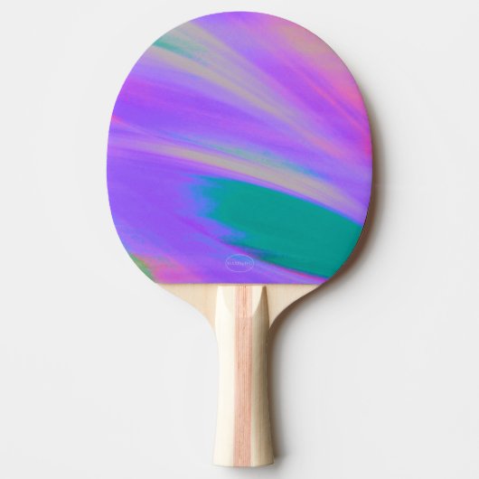 Ping-Pong Paddle - Colour Wave Paars - HAMbyWG Tafeltennisbatje (Voorkant)