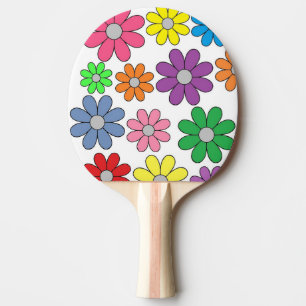 Ping Pong Paddle - Crazy Daisies! Tafeltennisbatje