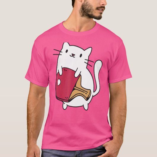 Ping Pong Paddle Dames Cat Table Tennis Player Ca T-shirt (Voorkant)