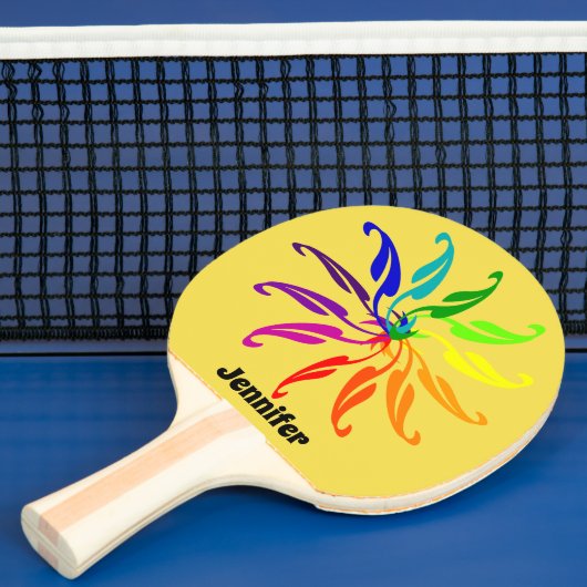 Ping Pong Paddle - de Bladeren van het Wiel van de Tafeltennisbatje (Insitu)