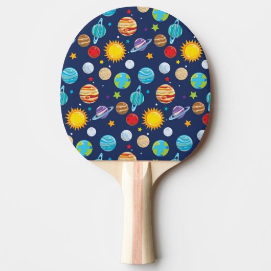 Ping Pong Paddle Full Print Terug Tafeltennisbatje (Voorkant)