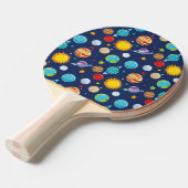 Ping Pong Paddle Full Print Terug Tafeltennisbatje (Voorkant Gekanteld)