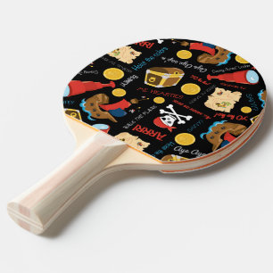Ping Pong Paddle Full Print Terug Tafeltennisbatje