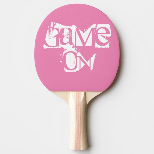 Ping Pong Paddle-Game On Tafeltennisbatje (Voorkant)