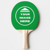 Ping Pong Paddle- gepersonaliseerd -Afbeelding/tek Tafeltennisbatje (Voorkant)