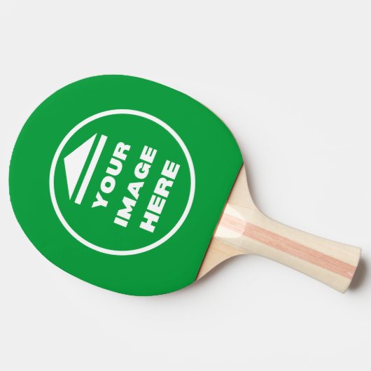 Ping Pong Paddle- gepersonaliseerd -Afbeelding/tek Tafeltennisbatje (Zijkant)