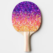 Ping Pong Paddle Glitter Graphic Tafeltennisbatje (Achterkant)
